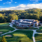 Aerial view of the Country Club of Fairfax golf course