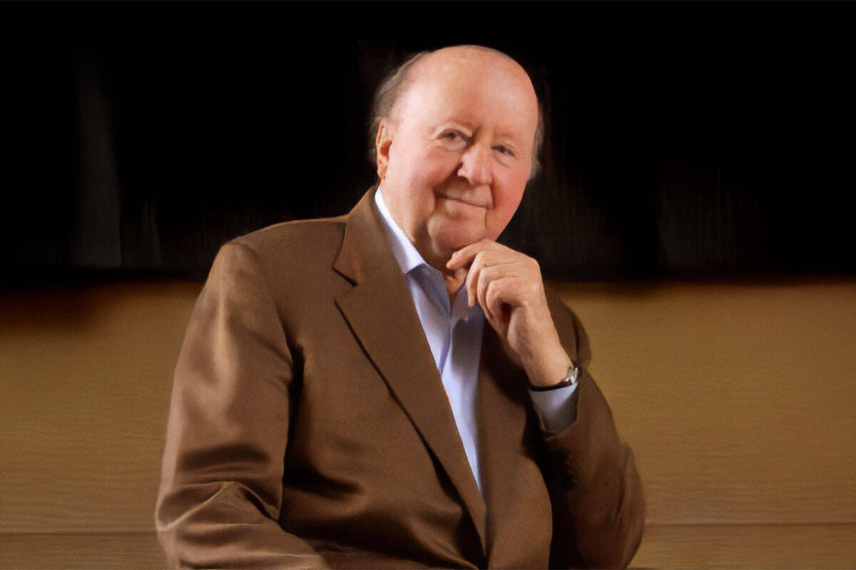 Portrait of George Pheidias Mitchell, Greek American energy pioneer and philanthropist