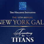 Official poster for The Hellenic Initiative’s 13th Annual New York Gala at Cipriani Wall Street, December 6, 2025