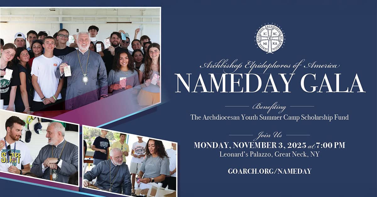 Archbishop’s Nameday Gala on November 3, 2025, in NY