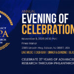 Promotional banner for the Fifth District AHEPA Cancer Research Foundation’s Annual Evening of Celebration on November 8, 2025