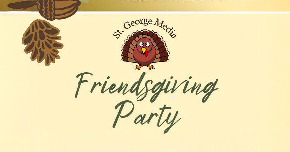 St. George Greek Orthodox Church Friendsgiving Party 2025, organized by JOY, HOPE, GOYA, Sunday School, and Greek School in Media, Pennsylvania.