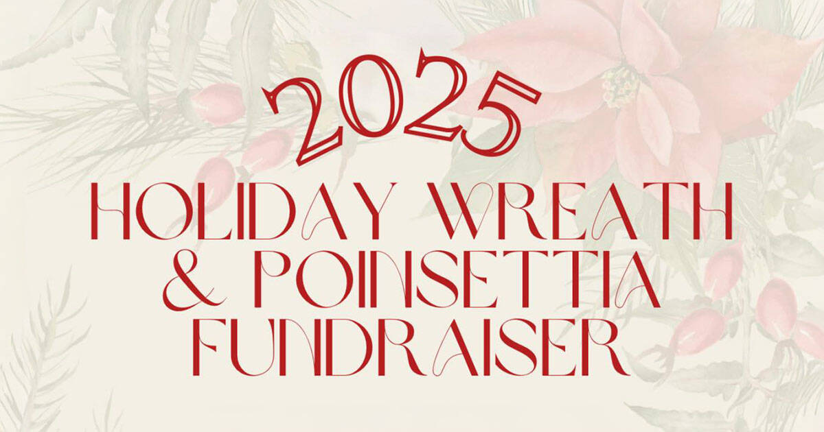 2025 Holiday Wreath and Poinsettia Fundraiser banner from Annunciation Greek Orthodox Church in Elkins Park