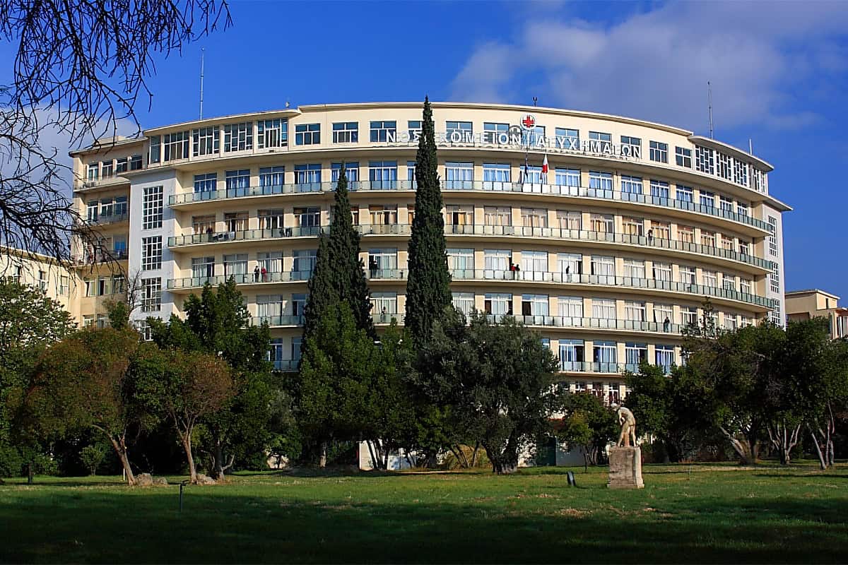 The KAT Attica General Hospital, a major public hospital in Athens, Greece