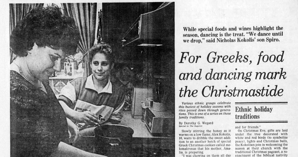 When the Philadelphia Inquirer Documented a Greek Christmas in South Jersey