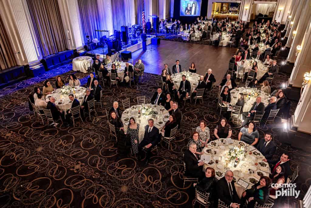 Members and guests attend the Hellenic University Club of Philadelphia’s 90th anniversary gala at the Ballroom at the Ben in Philadelphia.
