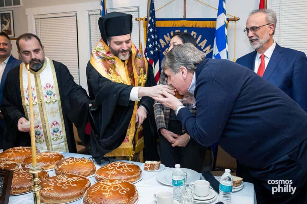 Philadelphia Hellenic Federation Vasilopita dinner in Pennsauken.