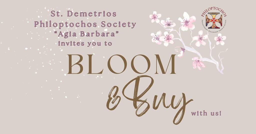 St. Demetrios Philoptochos Society Hosts “Bloom & Buy” Spring Event in Upper Darby