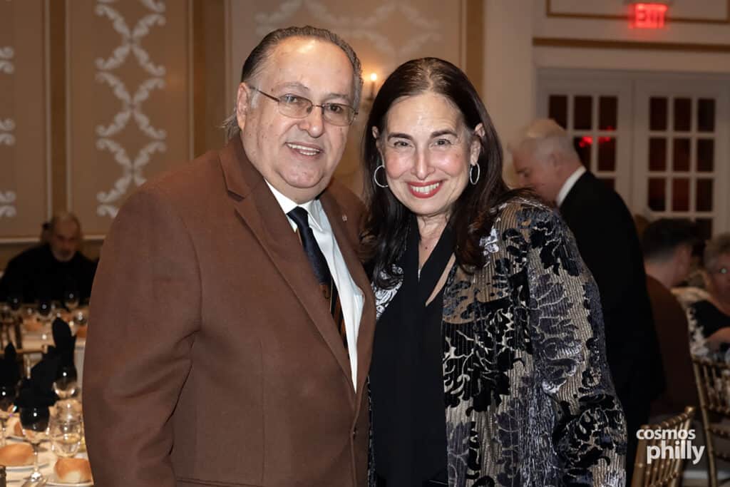Members of AHEPA Camden Chapter 69 and guests at the testimonial dinner honoring Anastasios Efstratiades as AHEPAN of the Year in Deptford, New Jersey.