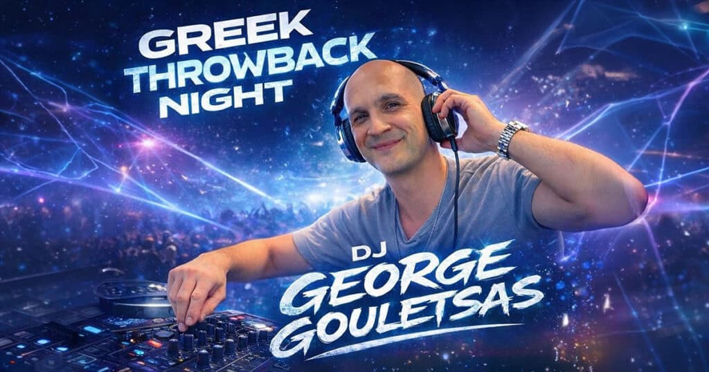 Greek Throwback Night with DJ George Gouletsas Set for February 28 in Havertown