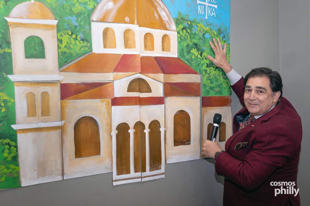 Holy Trinity Greek Orthodox Church parishioners gather during capital campaign event in Egg Harbor Township.