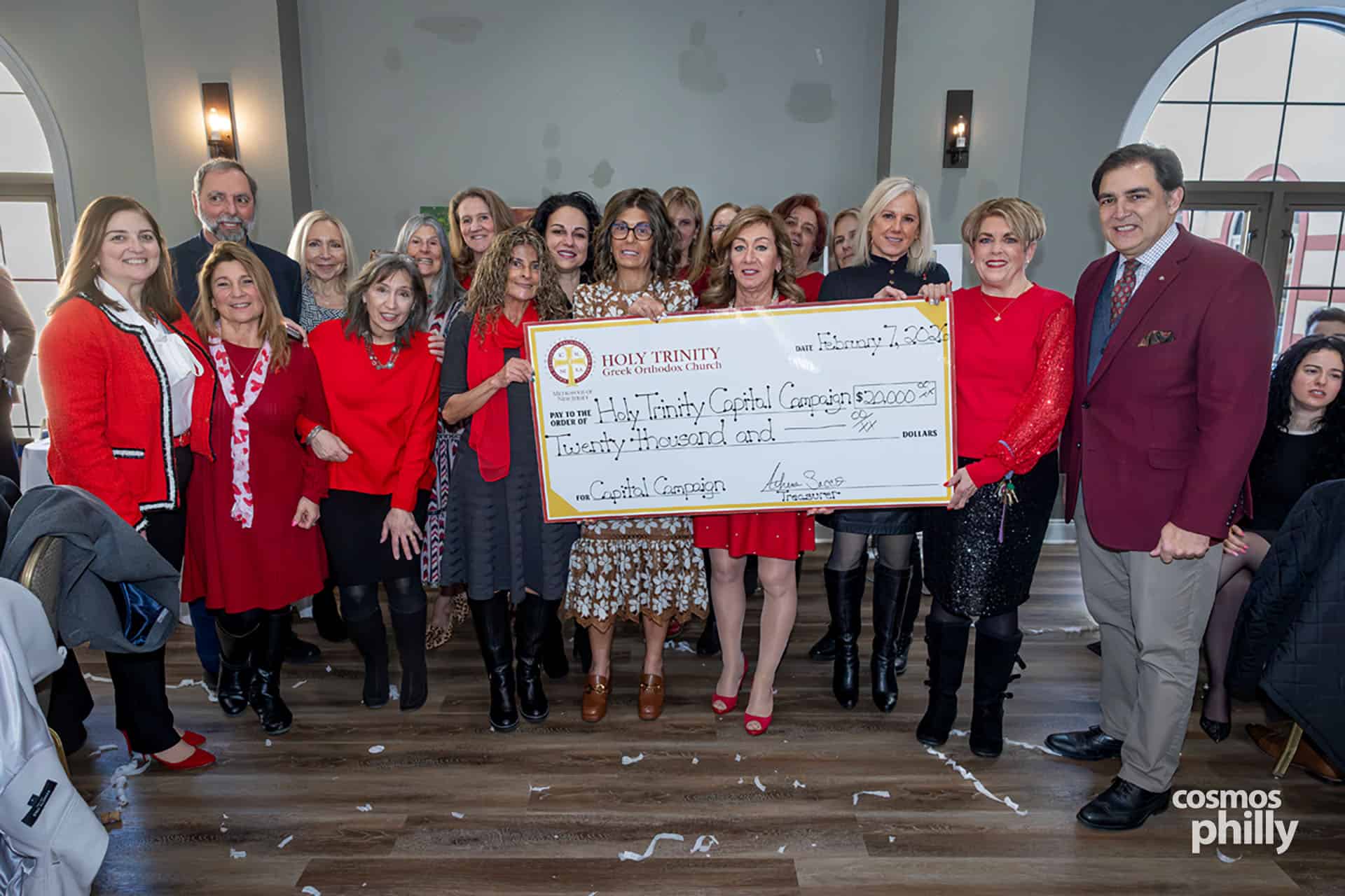 Holy Trinity Greek Orthodox Church parishioners gather during capital campaign event in Egg Harbor Township.