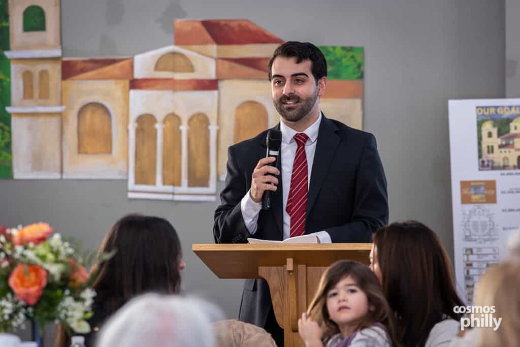 Holy Trinity Greek Orthodox Church parishioners gather during capital campaign event in Egg Harbor Township.