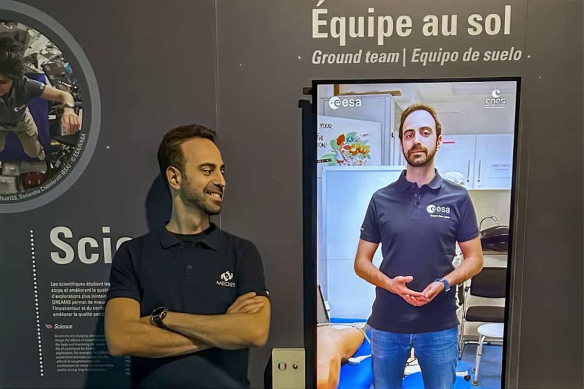 Adrianos Golemis, Greek physician working in space medicine at the European Space Agency