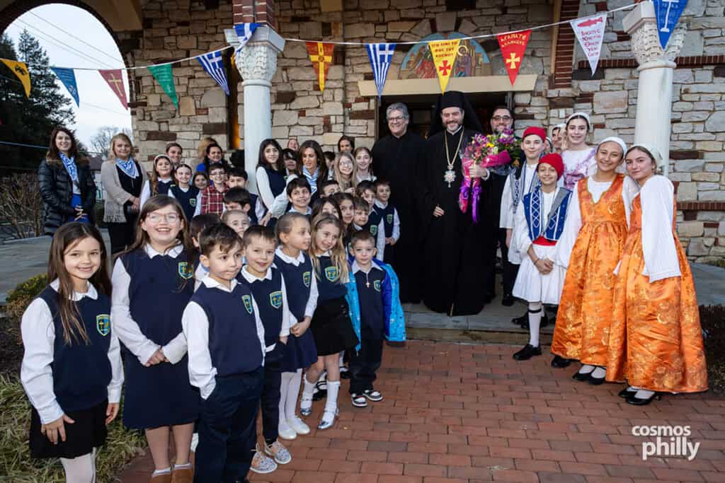 Great Vespers at Annunciation Greek Orthodox Church in Elkins Park, including the elevation of Fr. John L. Johns to Protopresbyter