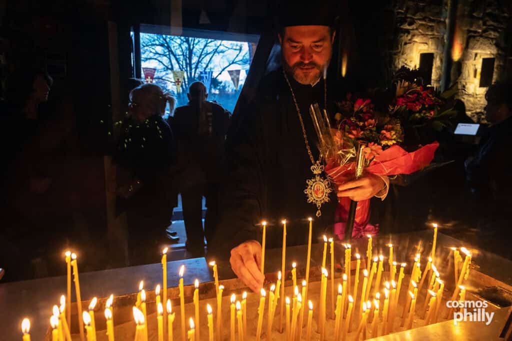 Great Vespers at Annunciation Greek Orthodox Church in Elkins Park, including the elevation of Fr. John L. Johns to Protopresbyter