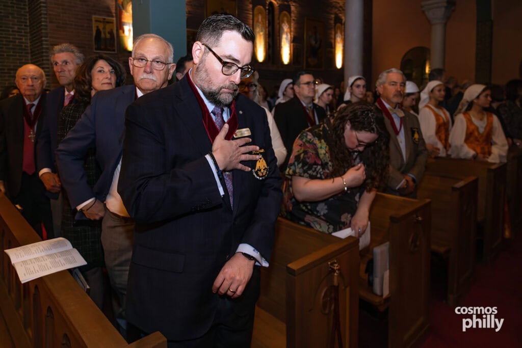 Great Vespers at Annunciation Greek Orthodox Church in Elkins Park, including the elevation of Fr. John L. Johns to Protopresbyter