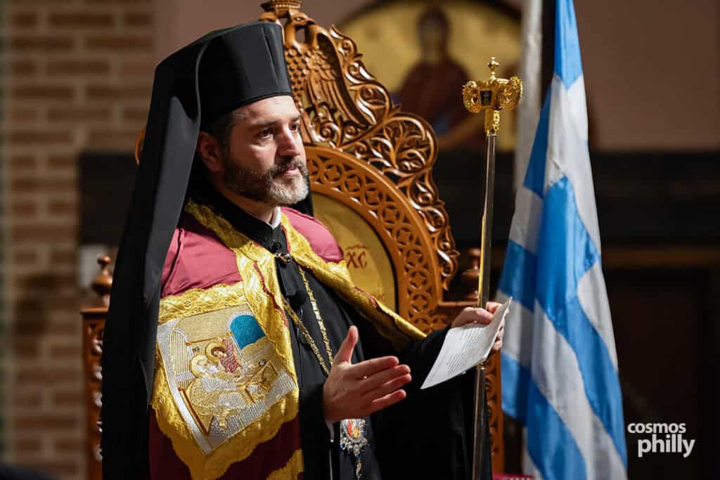 Great Vespers at Annunciation Greek Orthodox Church in Elkins Park, including the elevation of Fr. John L. Johns to Protopresbyter