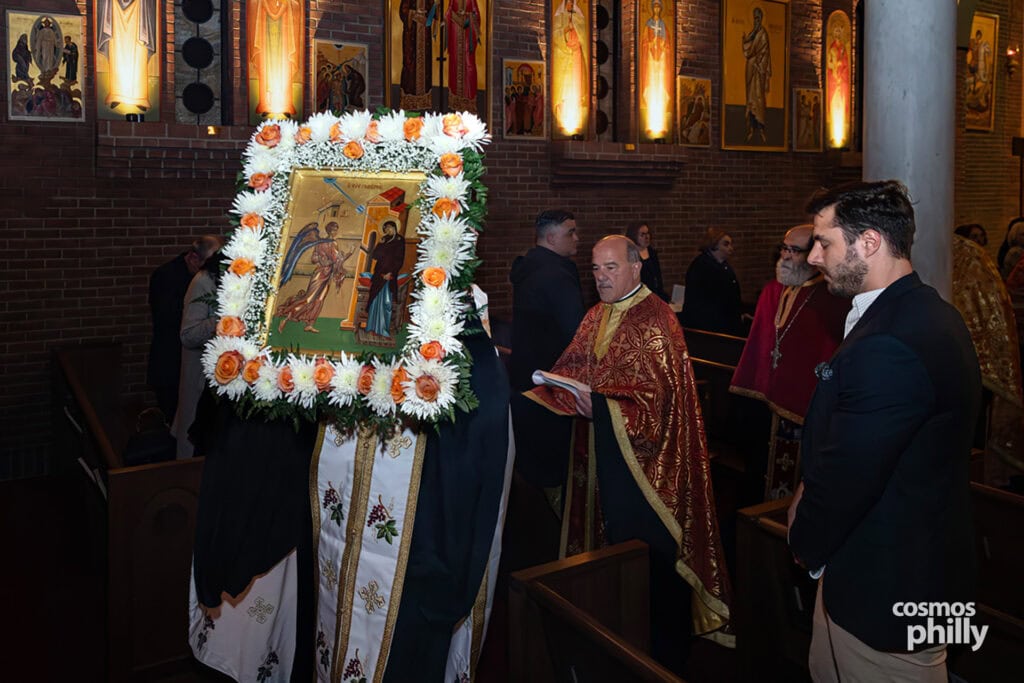 Great Vespers at Annunciation Greek Orthodox Church in Elkins Park, including the elevation of Fr. John L. Johns to Protopresbyter