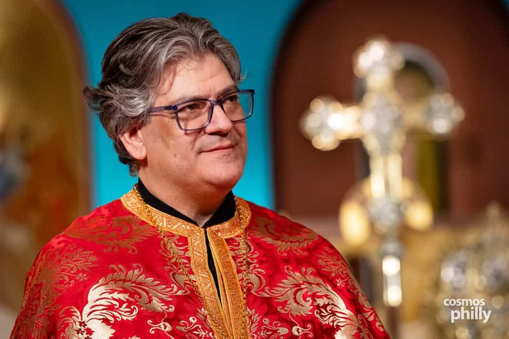 Great Vespers at Annunciation Greek Orthodox Church in Elkins Park, including the elevation of Fr. John L. Johns to Protopresbyter