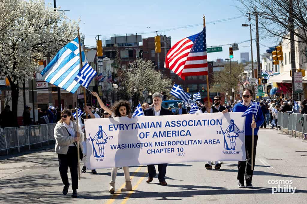 Parade along Eastern Avenue during Baltimore Greek Independence Day 2026