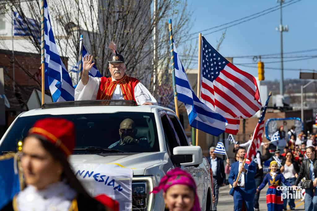 Parade along Eastern Avenue during Baltimore Greek Independence Day 2026