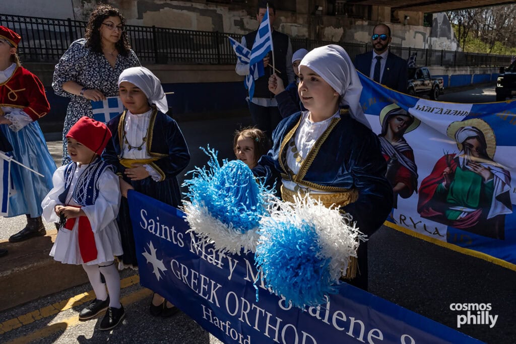Parade along Eastern Avenue during Baltimore Greek Independence Day 2026