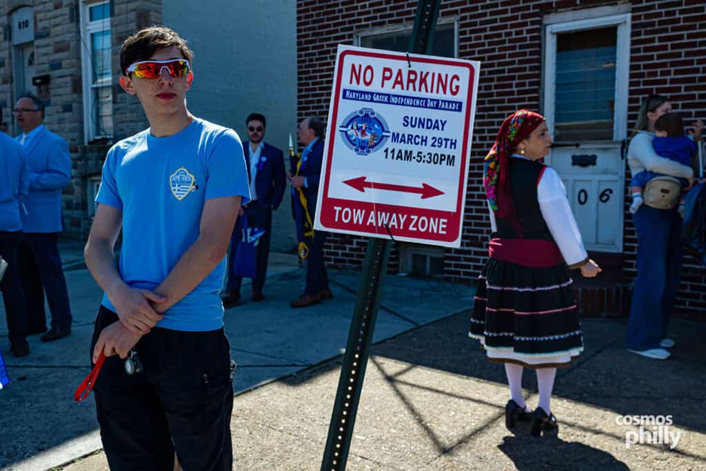 Parade along Eastern Avenue during Baltimore Greek Independence Day 2026