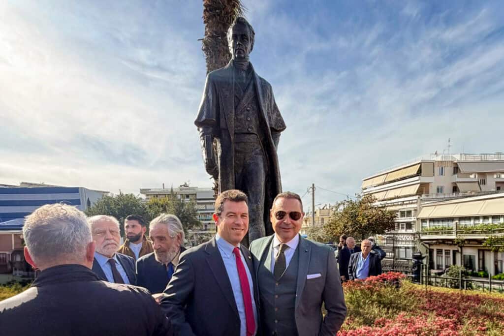 Ionian Cultural Federation of America Participates in Kapodistrias Statue Unveiling in Athens
