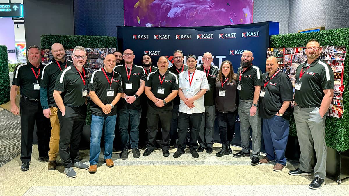 KAST Distributors team at the 2026 Food Show at Live Casino Hotel Philadelphia