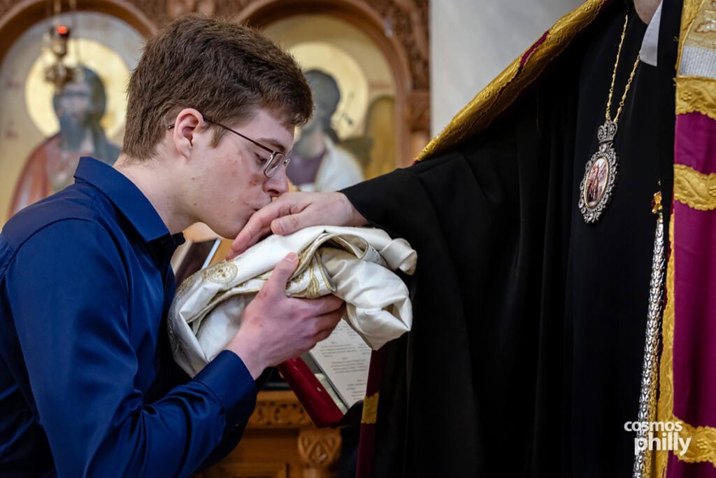 Metropolitan Apostolos of New Jersey visiting St. Sophia Greek Orthodox Church in Jeffersonville