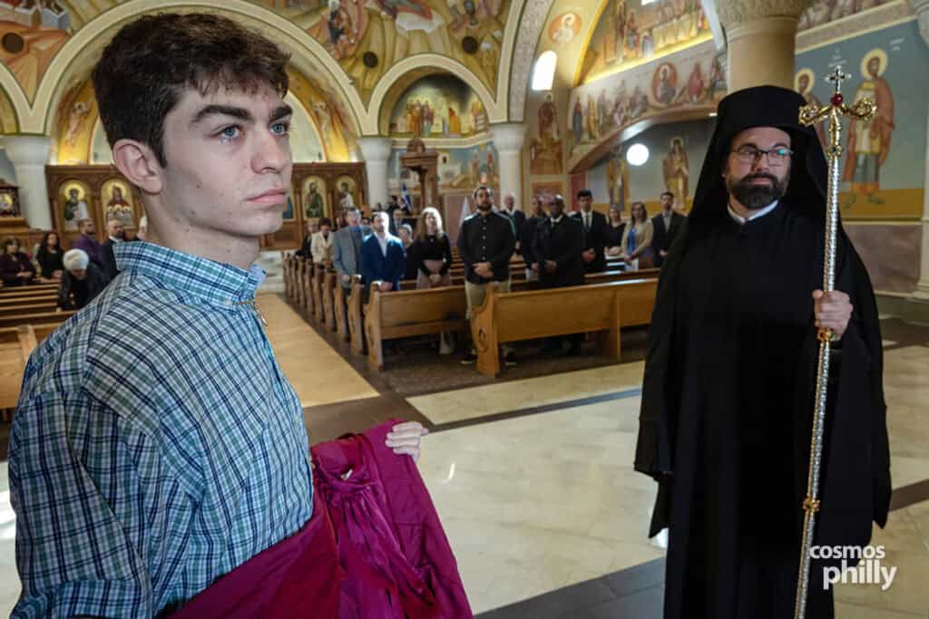Metropolitan Apostolos of New Jersey visiting St. Sophia Greek Orthodox Church in Jeffersonville