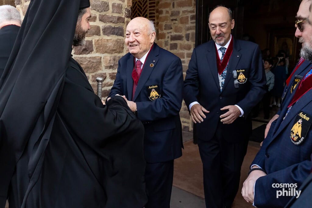 Metropolitan Apostolos of New Jersey visiting St. Sophia Greek Orthodox Church in Jeffersonville
