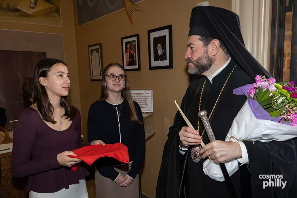 Metropolitan Apostolos of New Jersey visiting St. Sophia Greek Orthodox Church in Jeffersonville