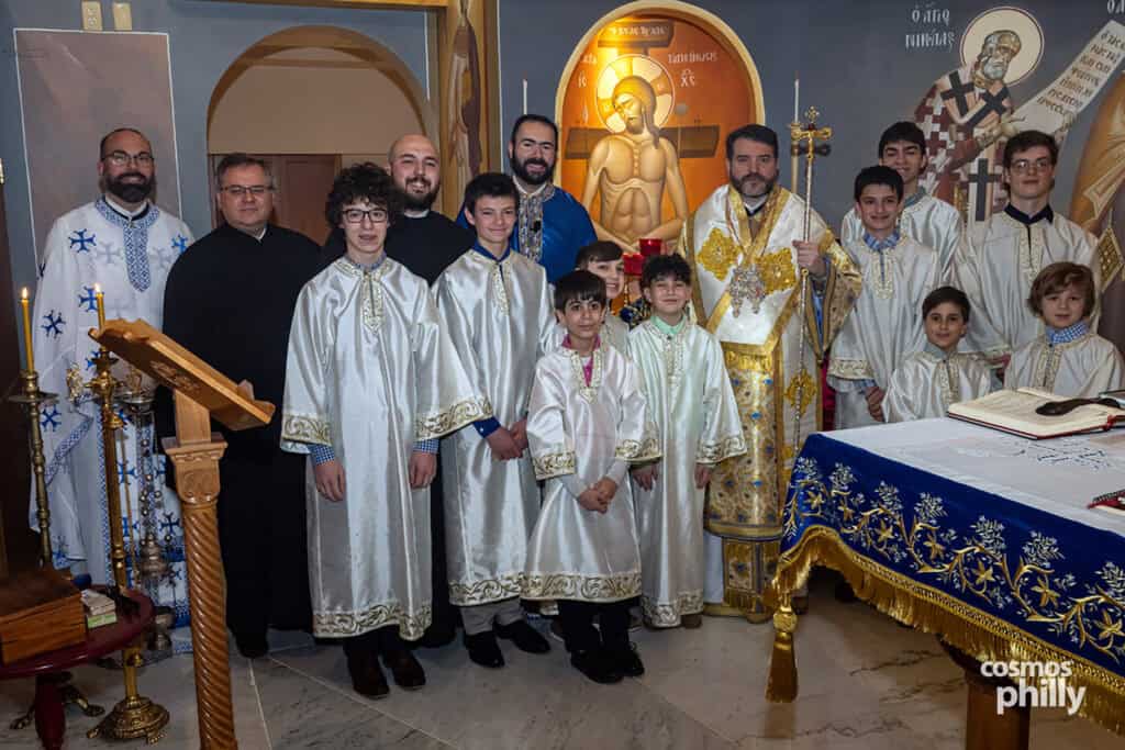 Metropolitan Apostolos of New Jersey visiting St. Sophia Greek Orthodox Church in Jeffersonville