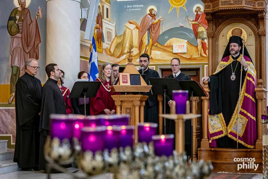 Metropolitan Apostolos of New Jersey visiting St. Sophia Greek Orthodox Church in Jeffersonville
