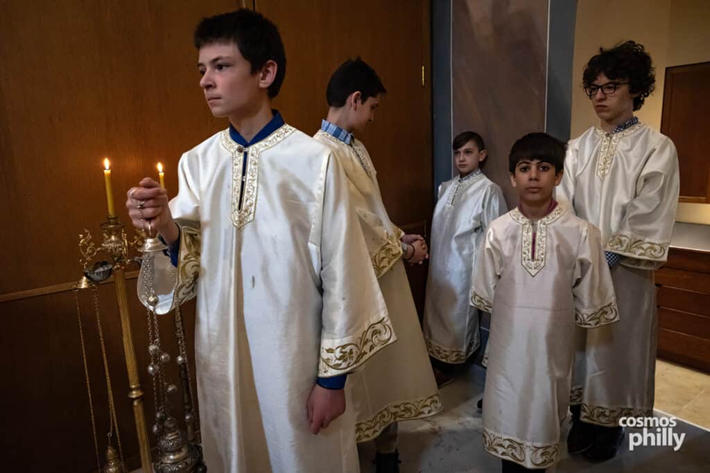 Metropolitan Apostolos of New Jersey visiting St. Sophia Greek Orthodox Church in Jeffersonville
