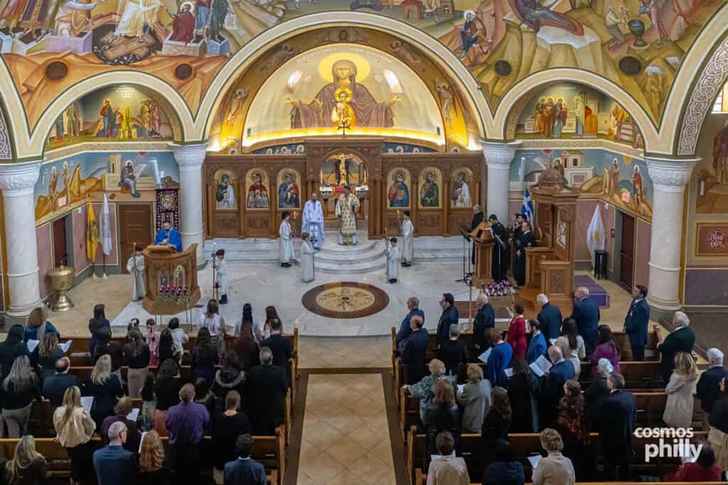 Metropolitan Apostolos of New Jersey visiting St. Sophia Greek Orthodox Church in Jeffersonville