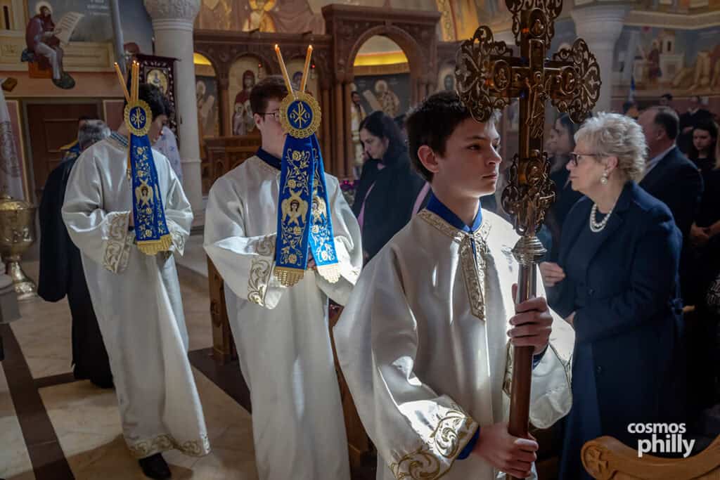 Metropolitan Apostolos of New Jersey visiting St. Sophia Greek Orthodox Church in Jeffersonville