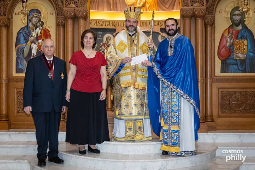 Metropolitan Apostolos of New Jersey visiting St. Sophia Greek Orthodox Church in Jeffersonville