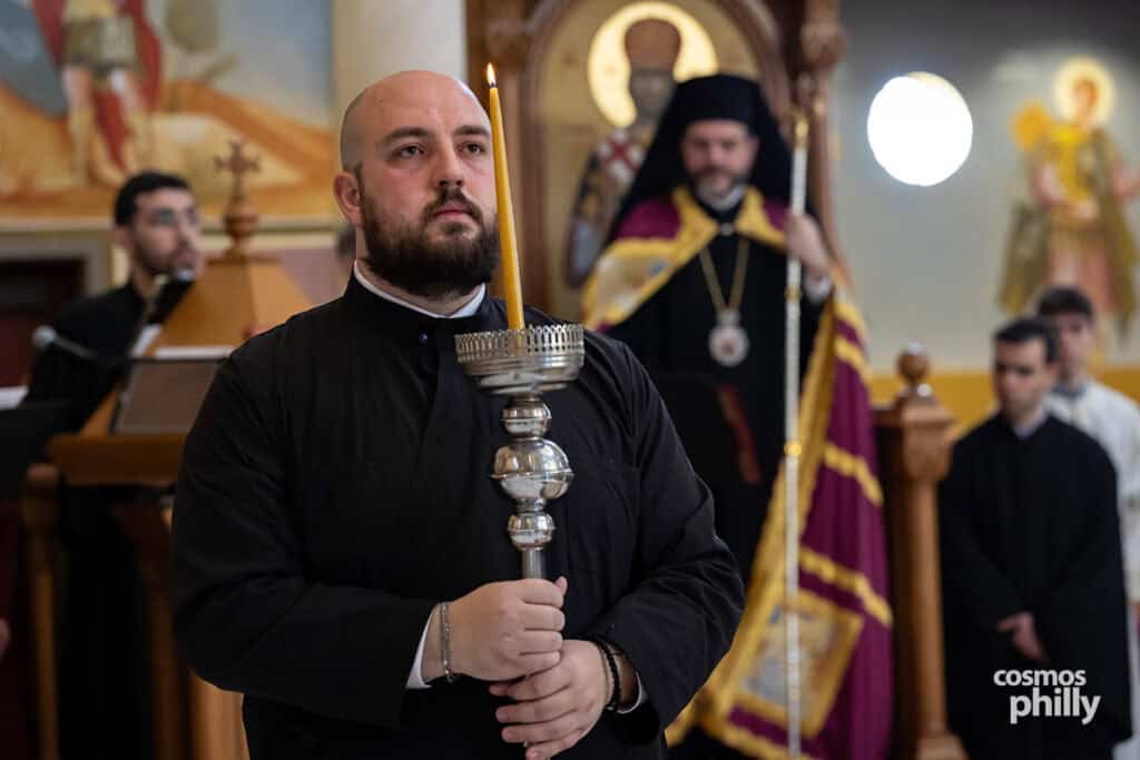 Metropolitan Apostolos of New Jersey visiting St. Sophia Greek Orthodox Church in Jeffersonville