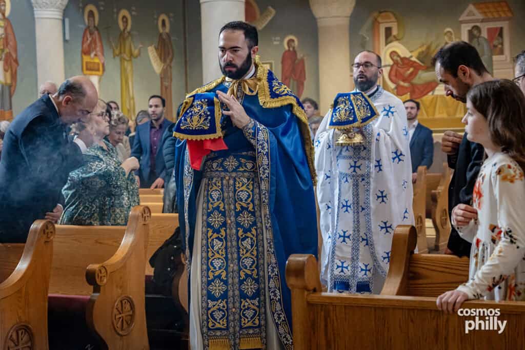 Metropolitan Apostolos of New Jersey visiting St. Sophia Greek Orthodox Church in Jeffersonville