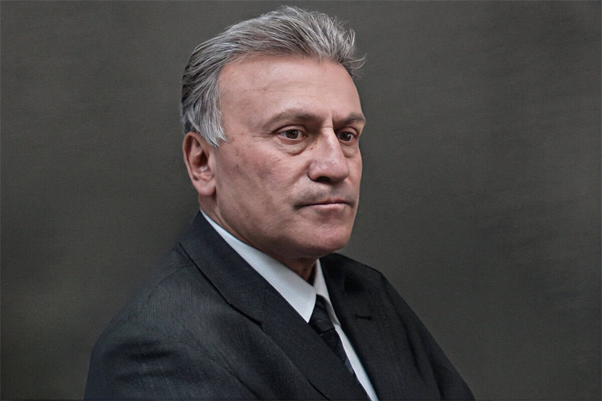 Portrait of Greek politician Panagiotis Psomiadis