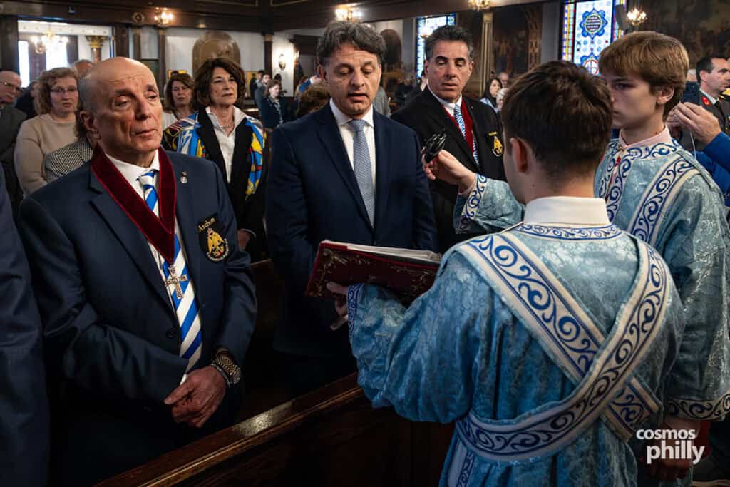Scenes from the Greek Independence Day Doxology at Saint George Greek Orthodox Cathedral in Philadelphia.