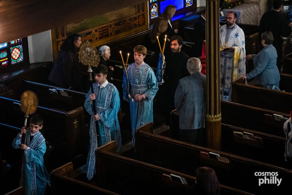 Scenes from the Greek Independence Day Doxology at Saint George Greek Orthodox Cathedral in Philadelphia.