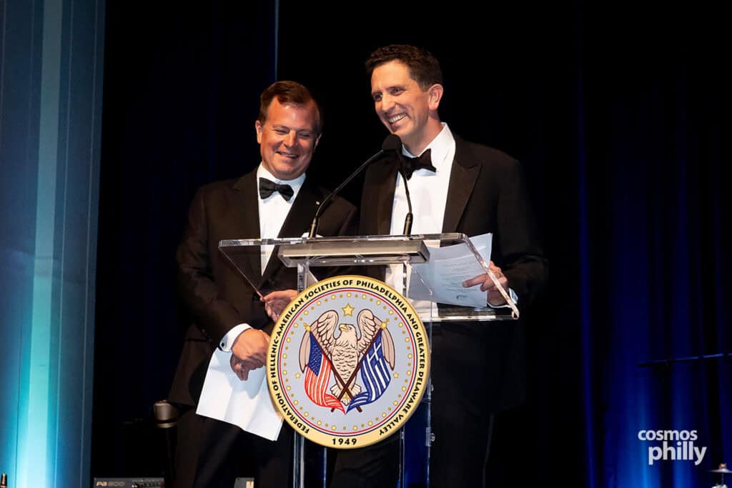 Speakers address guests during the 2026 Eleftheria Gala.