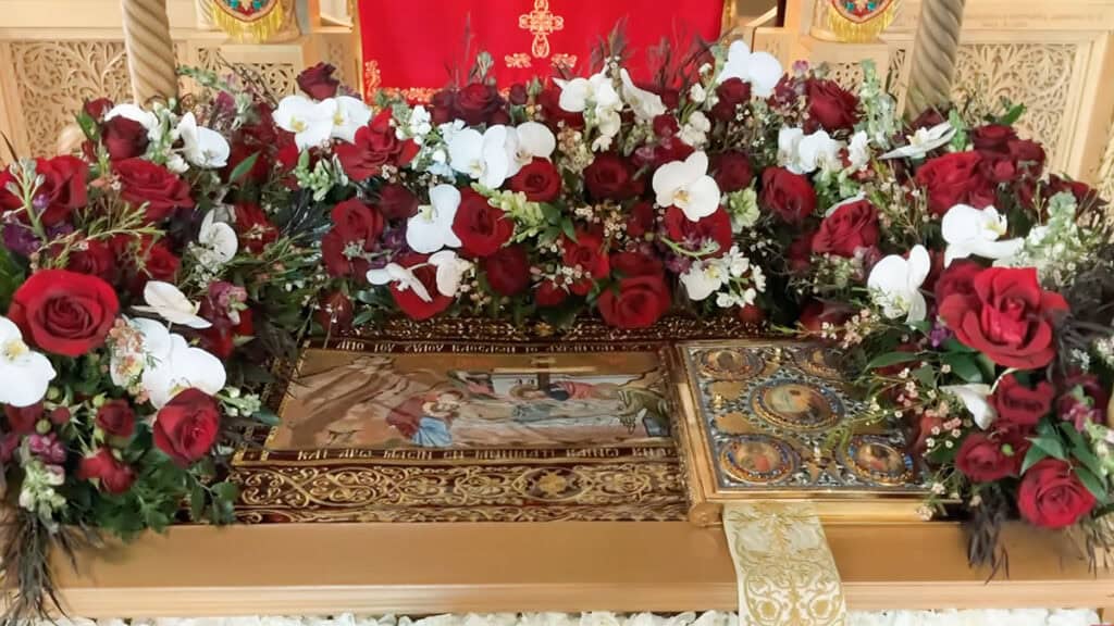 Holy Friday Lamentations Service at St. Demetrios Upper Darby Presided Over by Metropolitan Apostolos