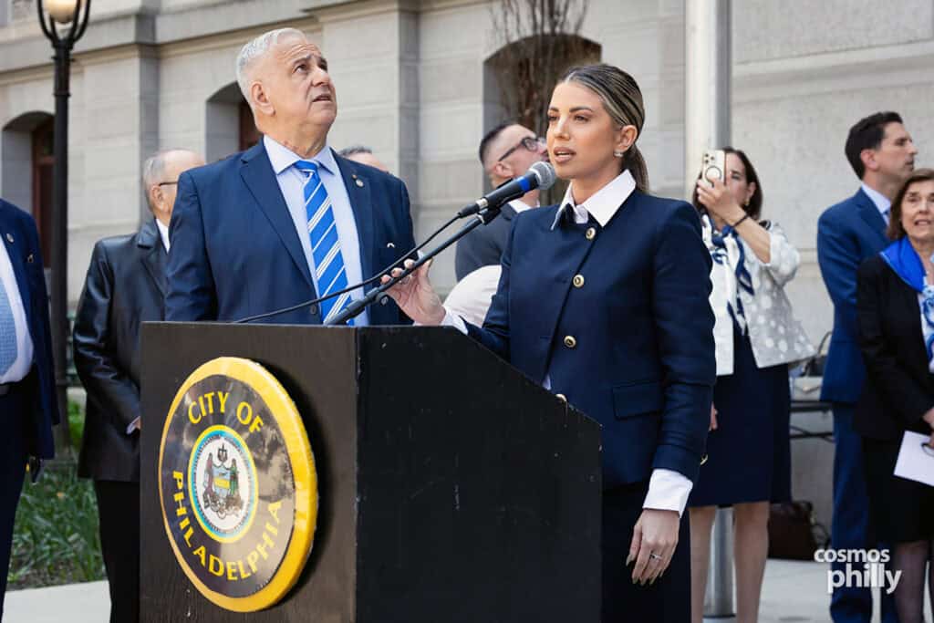 Clergy, officials, and community leaders attend the Greek Independence Day ceremony in Philadelphia.