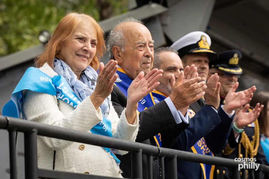 Community leaders at the 2026 Philadelphia Greek Independence Day Parade.