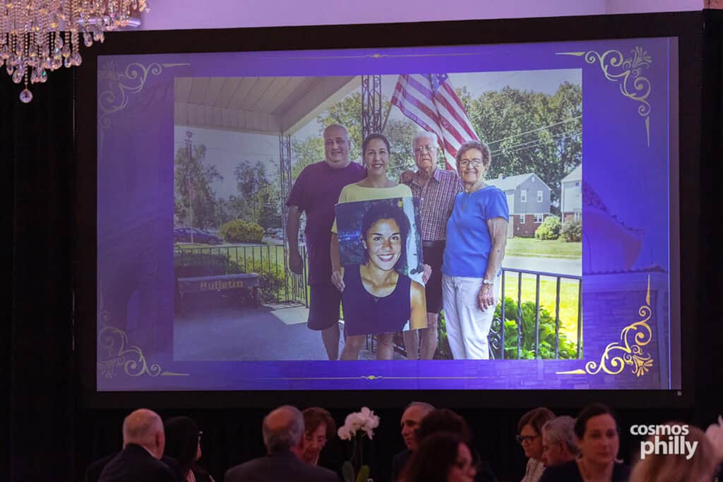 A scene from the inaugural Saint Thomas Gala honoring George Kousoulis and the late Zoe Kousoulis, held April 17, 2026, at Lucien’s Manor.